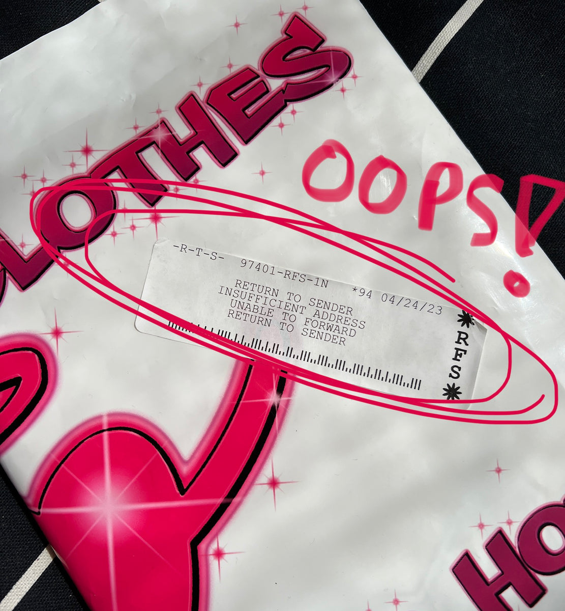 ReShipment Fee Hoes For Clothes