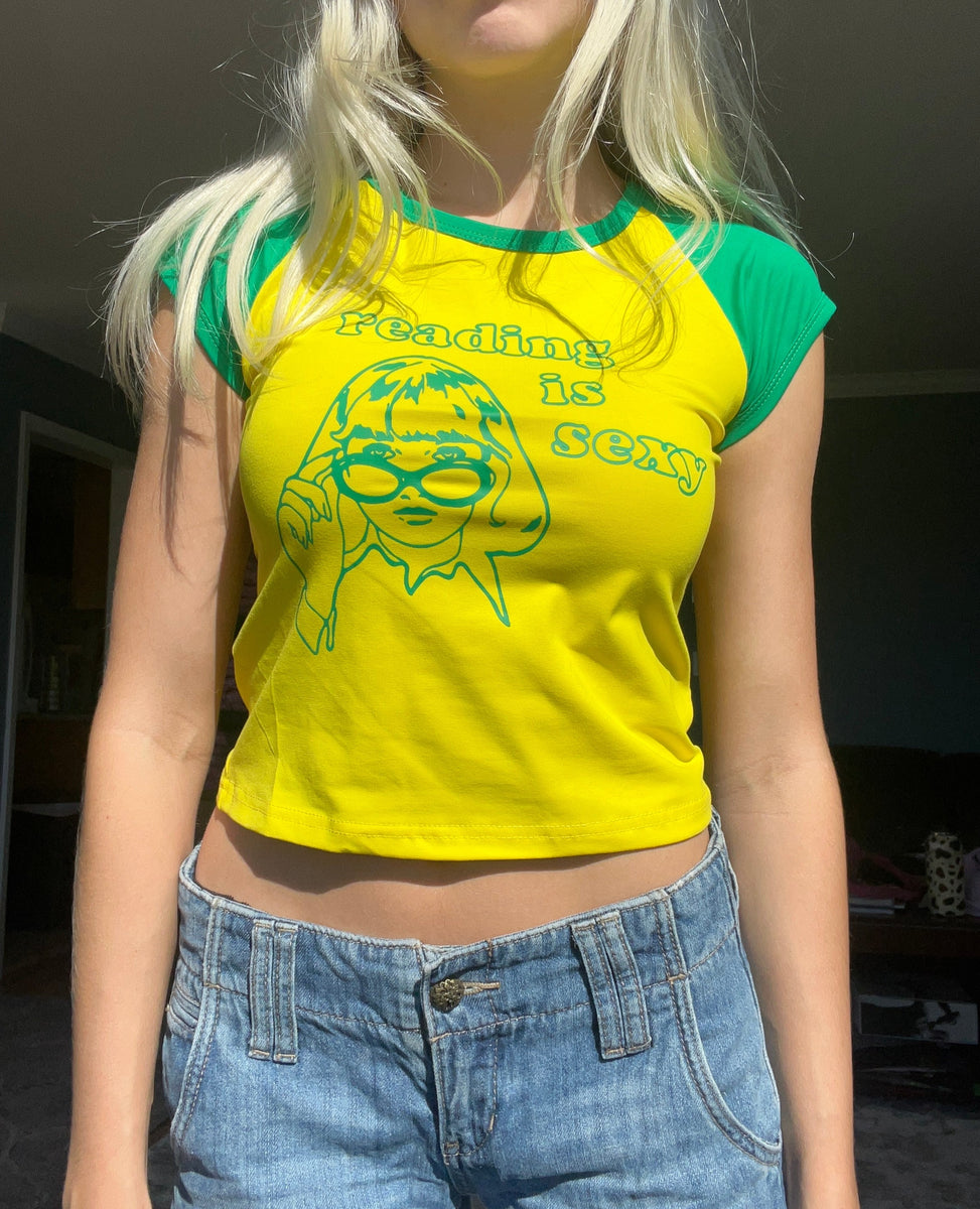 reading is sexy raglan tee – Hoes For Clothes