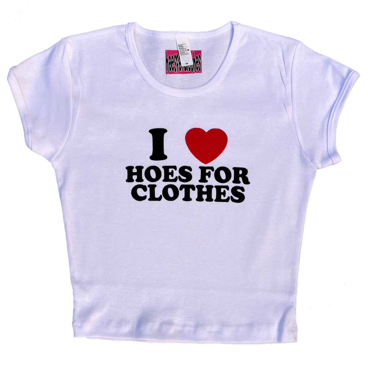I HEART HOESFORCLOTHES Baby tee Hoes For Clothes