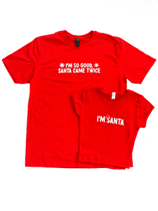 I'M SANTA / SANTA CAME TWICE Set