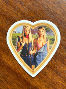 Paris and Nicole Sticker