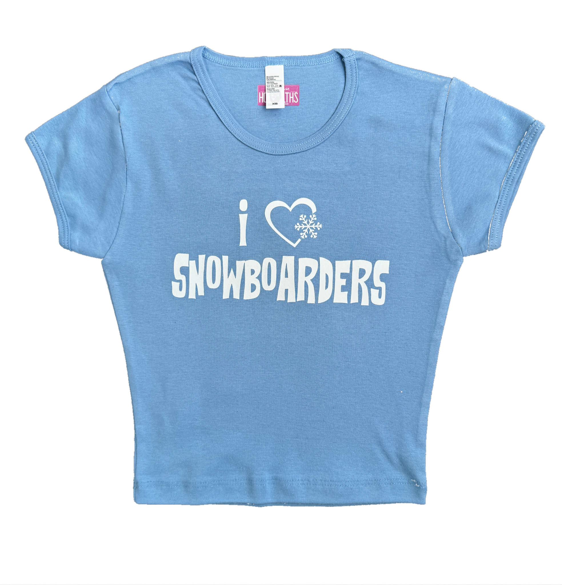 I <3 Snowboarders Baby Tee