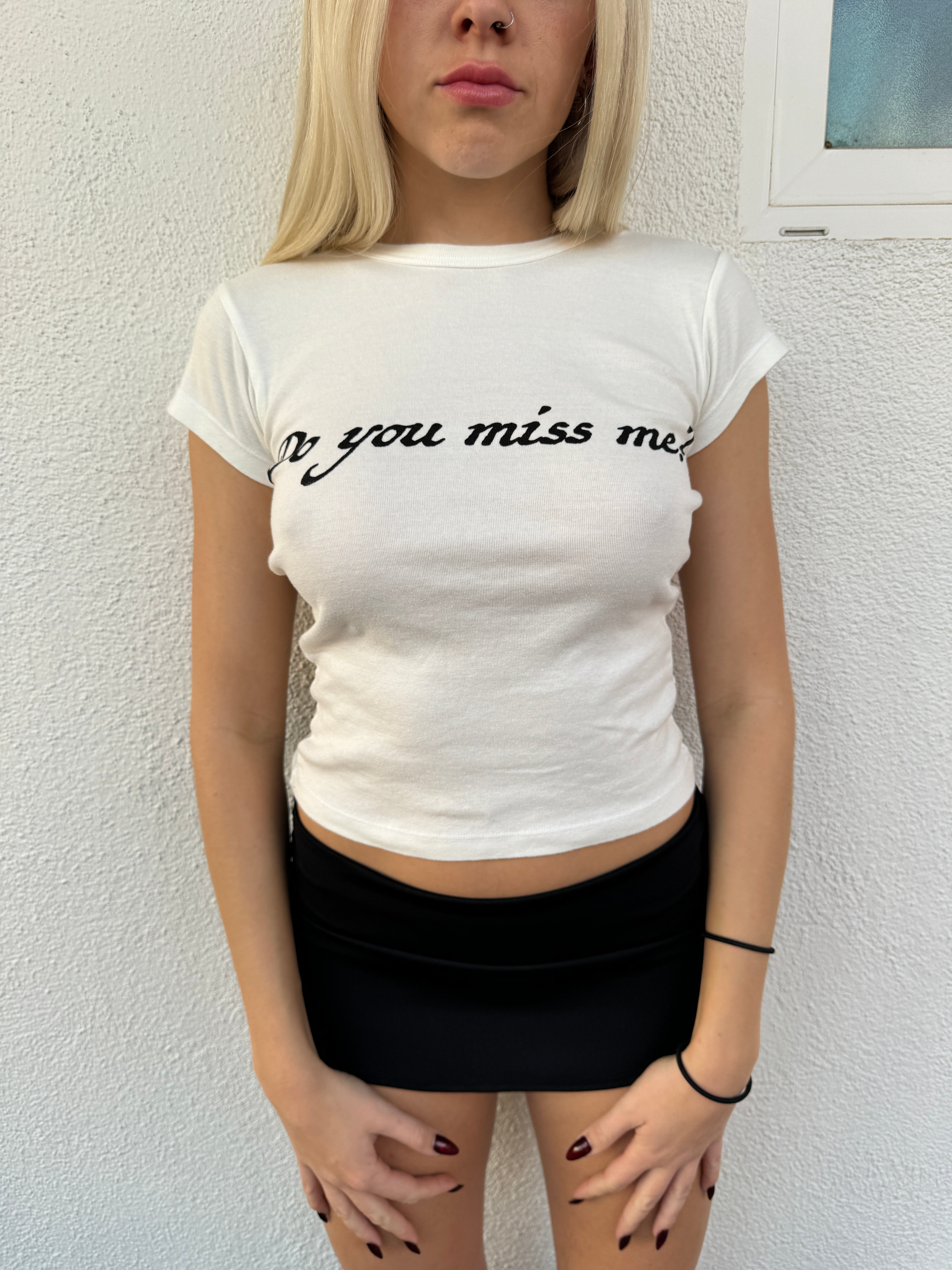 Do you miss me? Longer Baby Tee