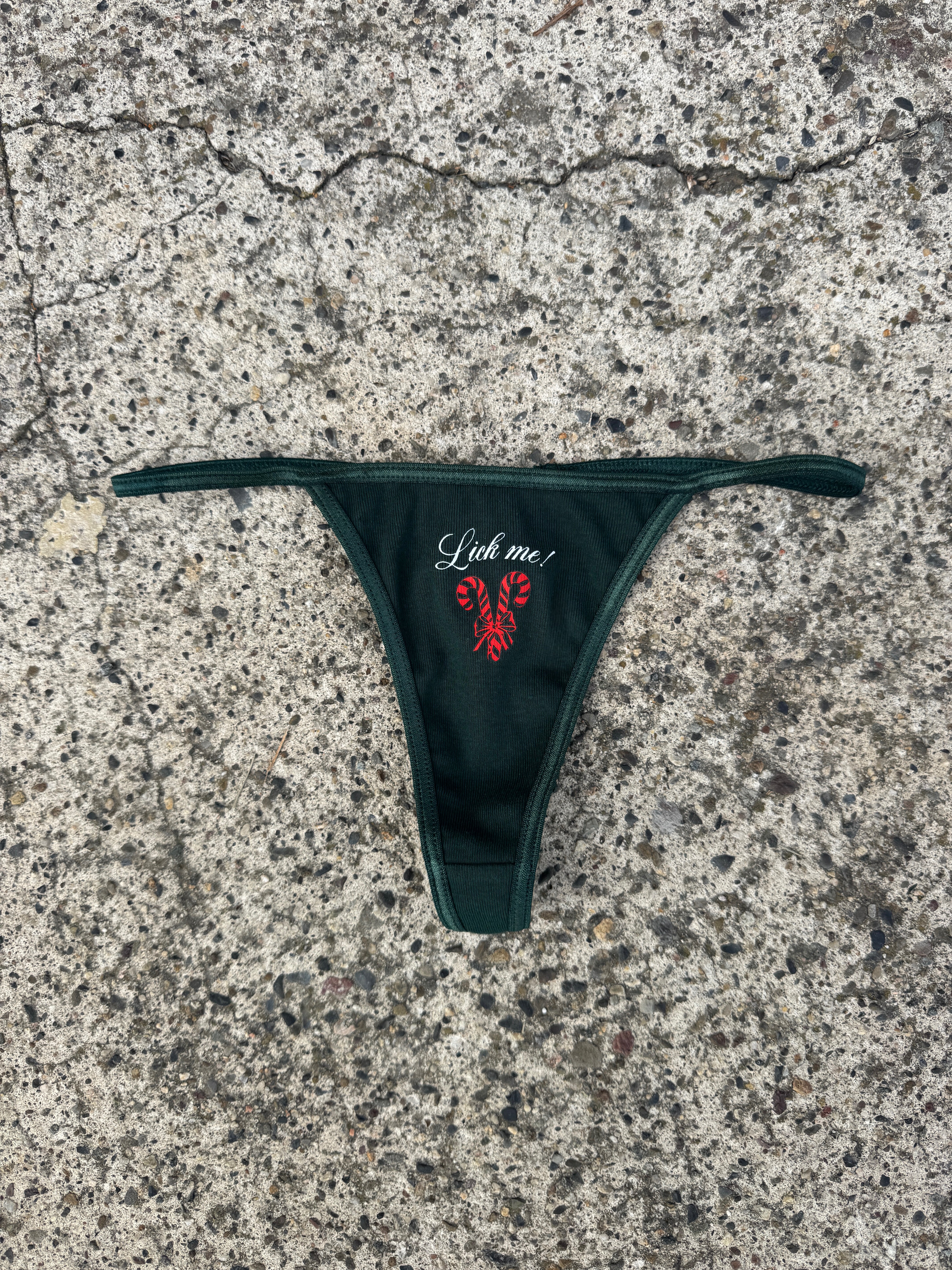LICK ME Holiday Thong