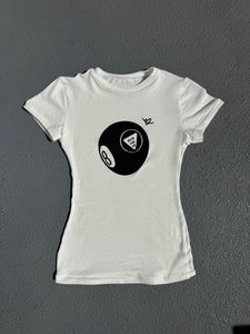 magic 8-ball fitted longer tee