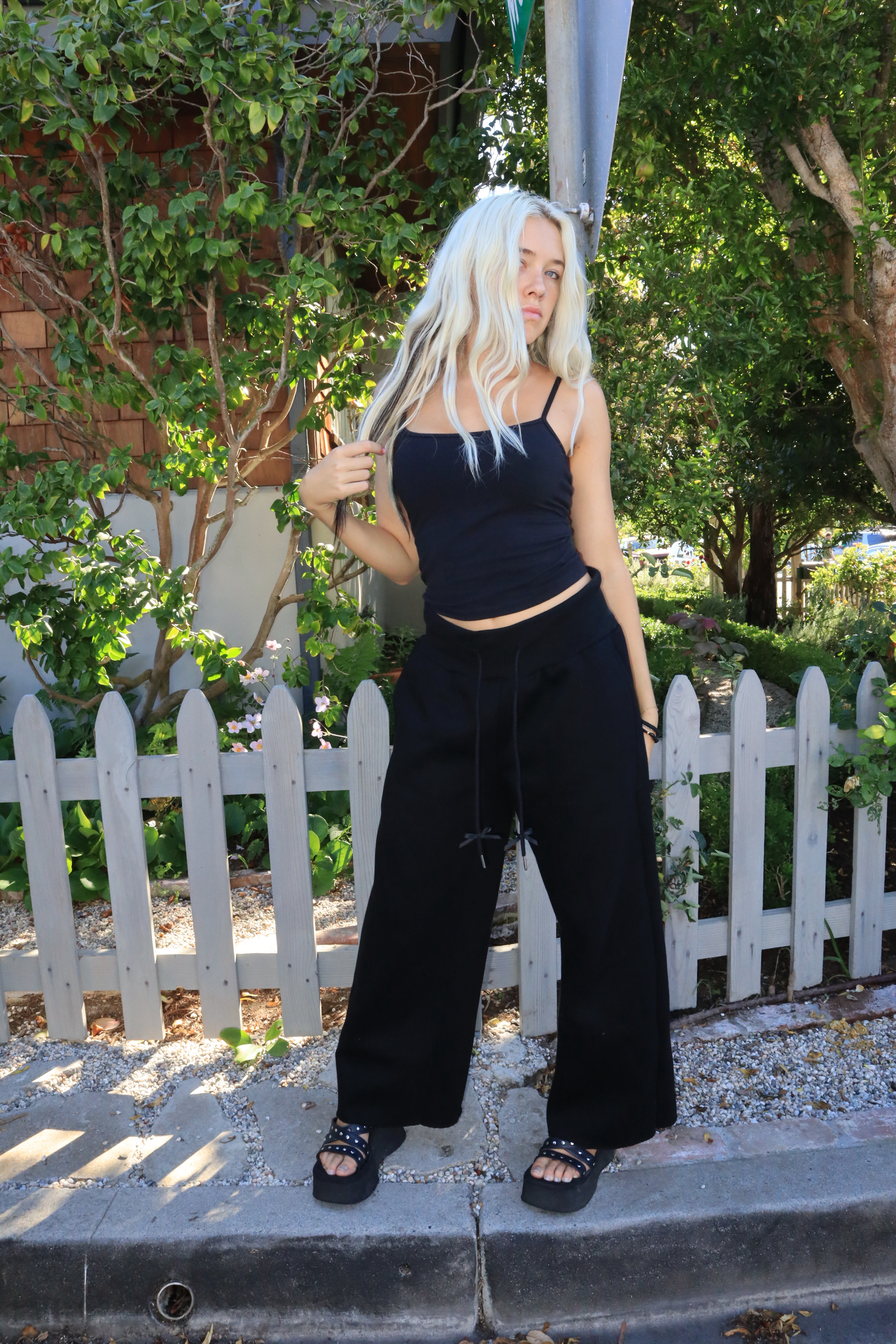 C.U.N.T. Black Flare Sweatpants