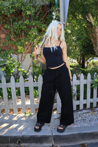 C.U.N.T. Black Flare Sweatpants