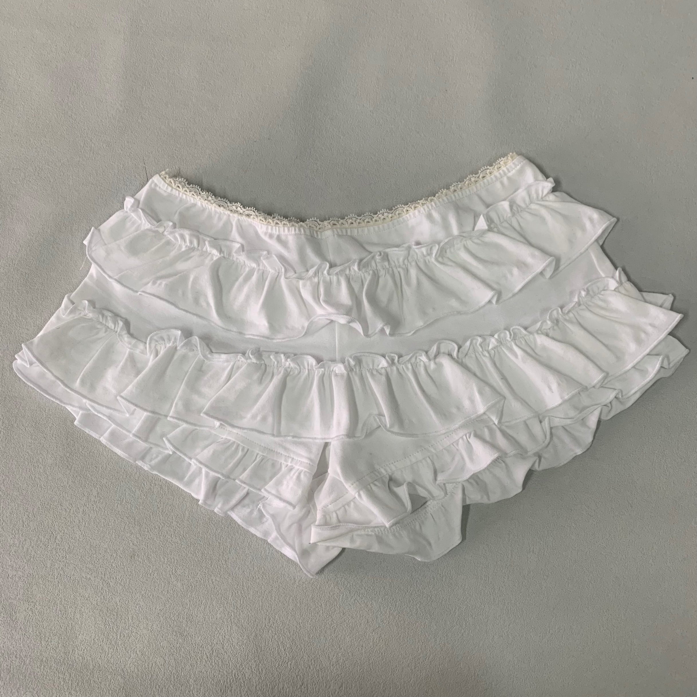 Angel White Bow Bloomies