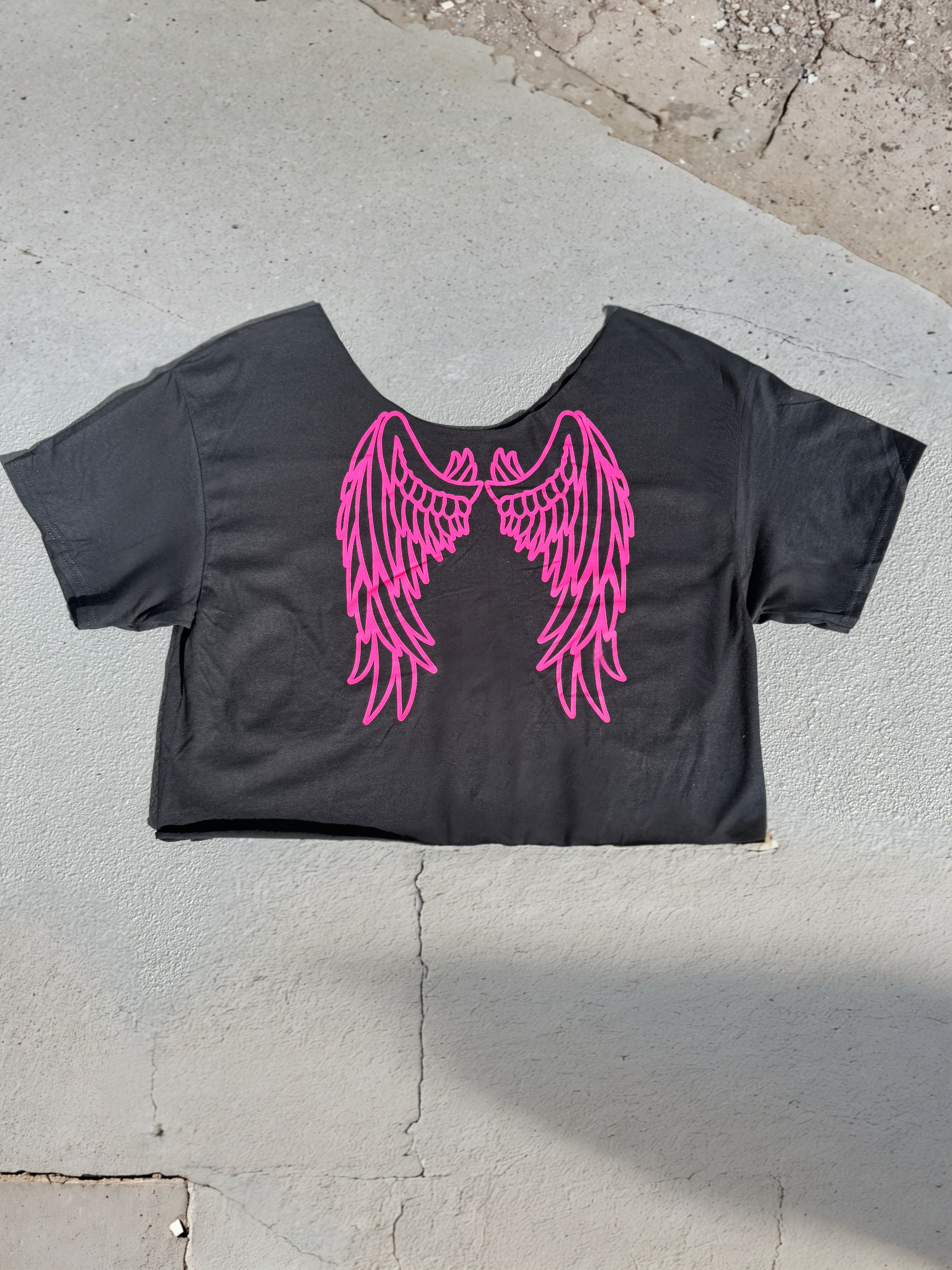 Y2K wings chopped tee