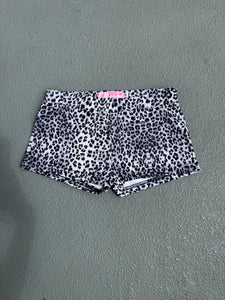 Snow Leopard Micro Mini Shorts