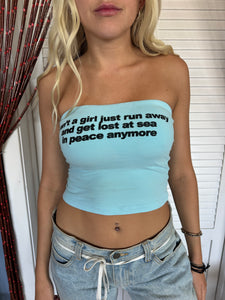 OOAK lost at sea.. tube top - XS and XL