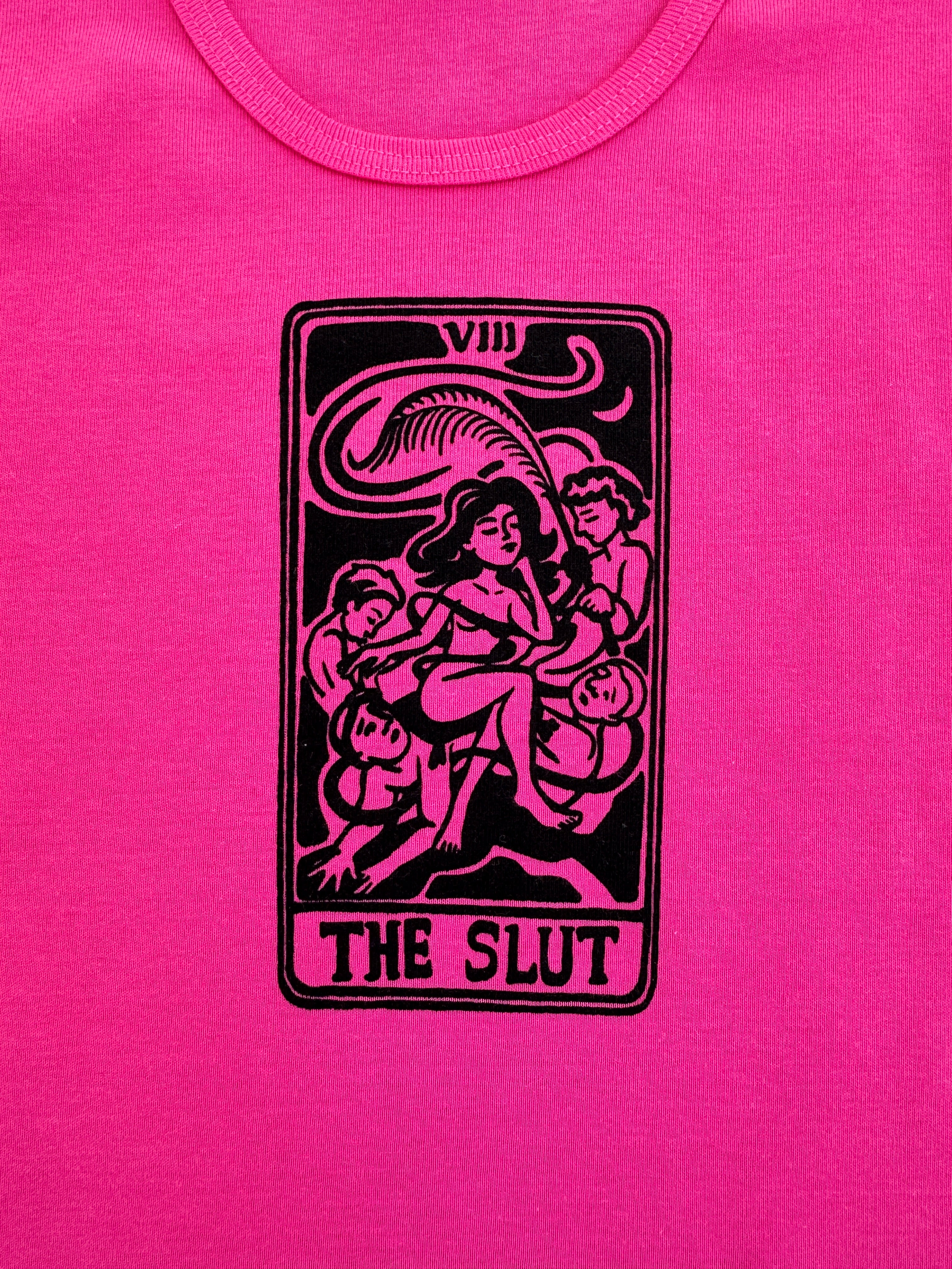 TAROT "SLUT" Crop Tee