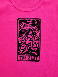 TAROT "SLUT" Crop Tee