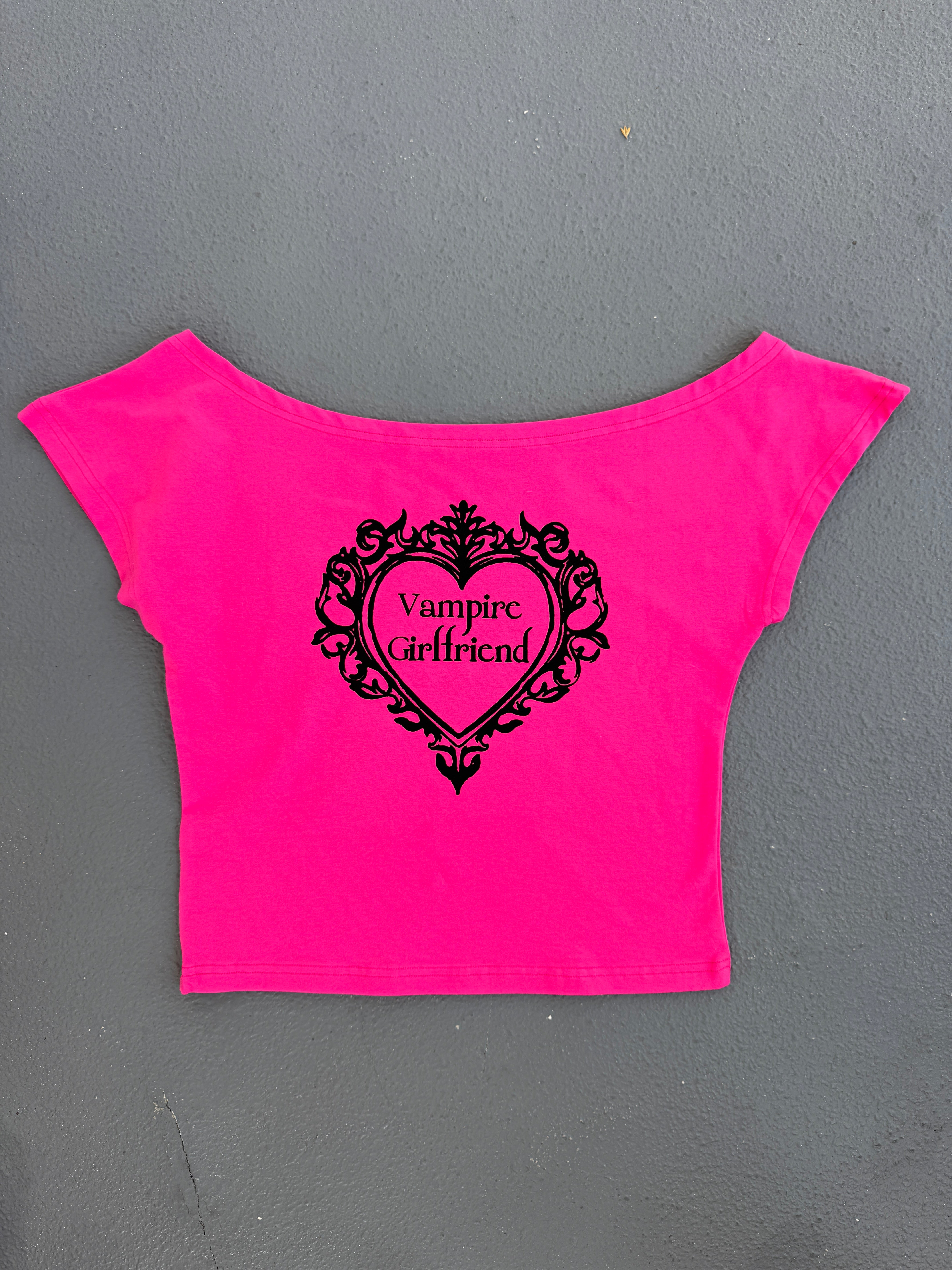 Vampire Girlfriend Off the Shoulder Tee