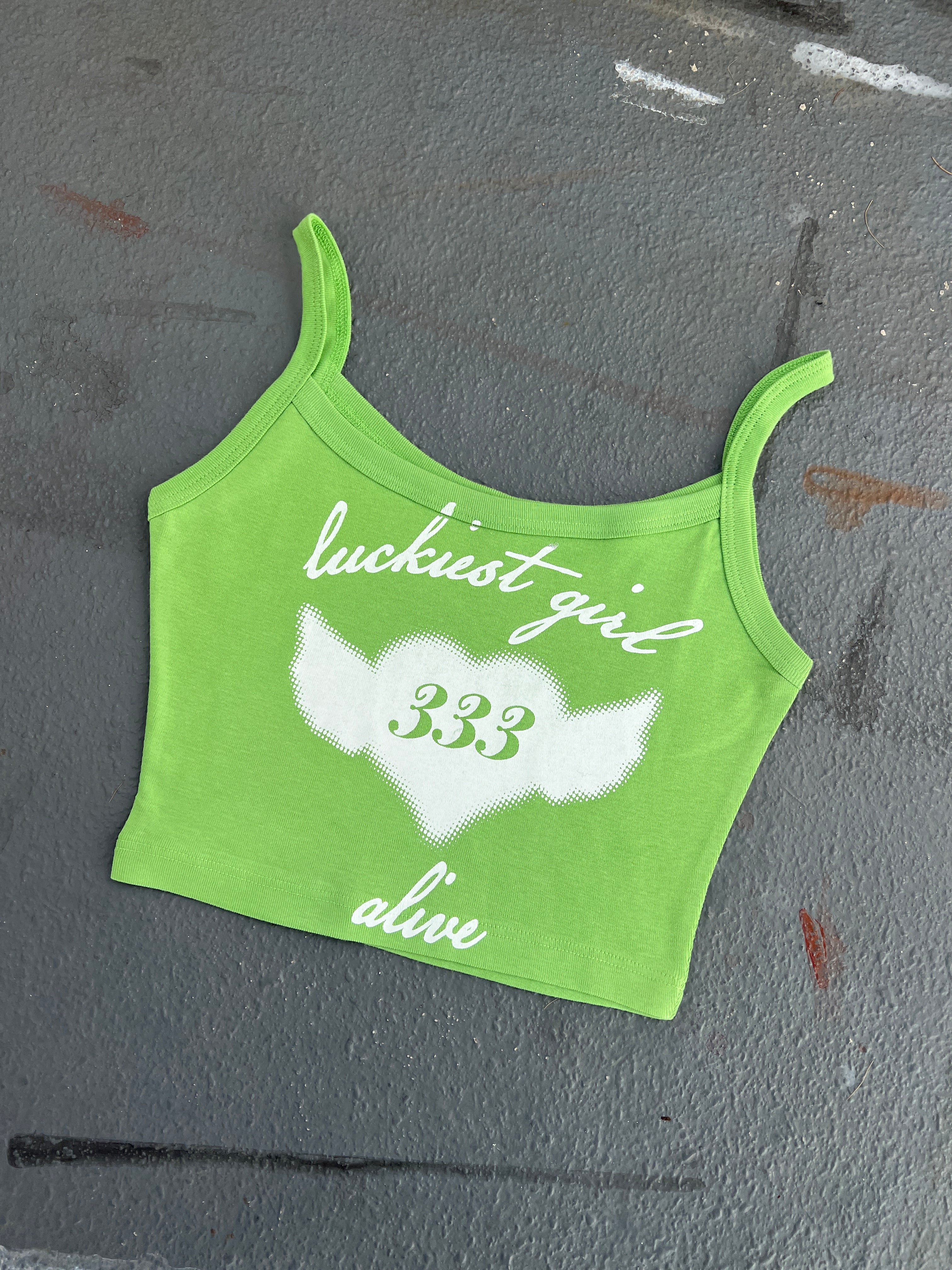 luckiest girl alive tank top (v2)