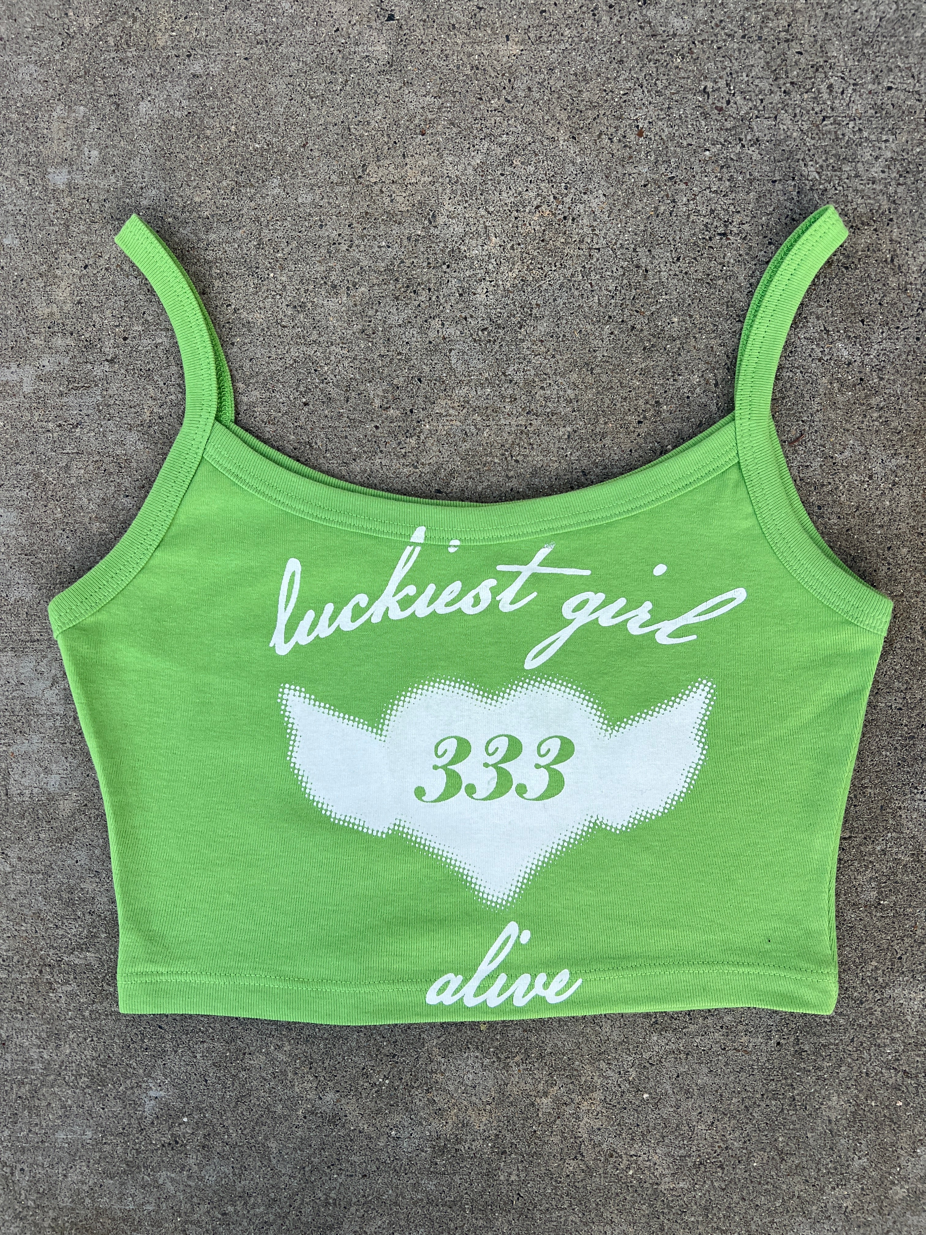 luckiest girl alive tank top (v2)