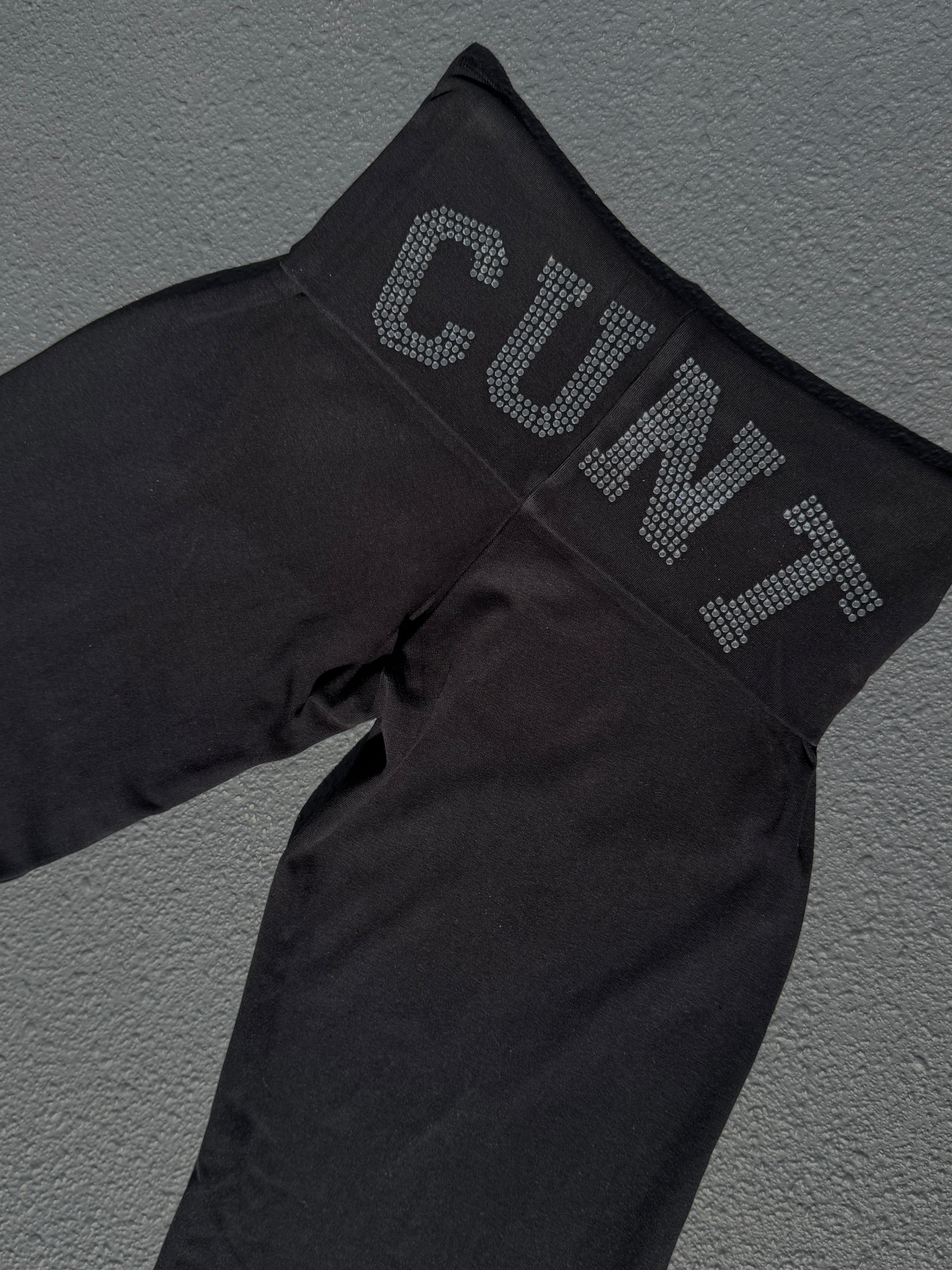 C.U.N.T. Foldover Flare Leggings