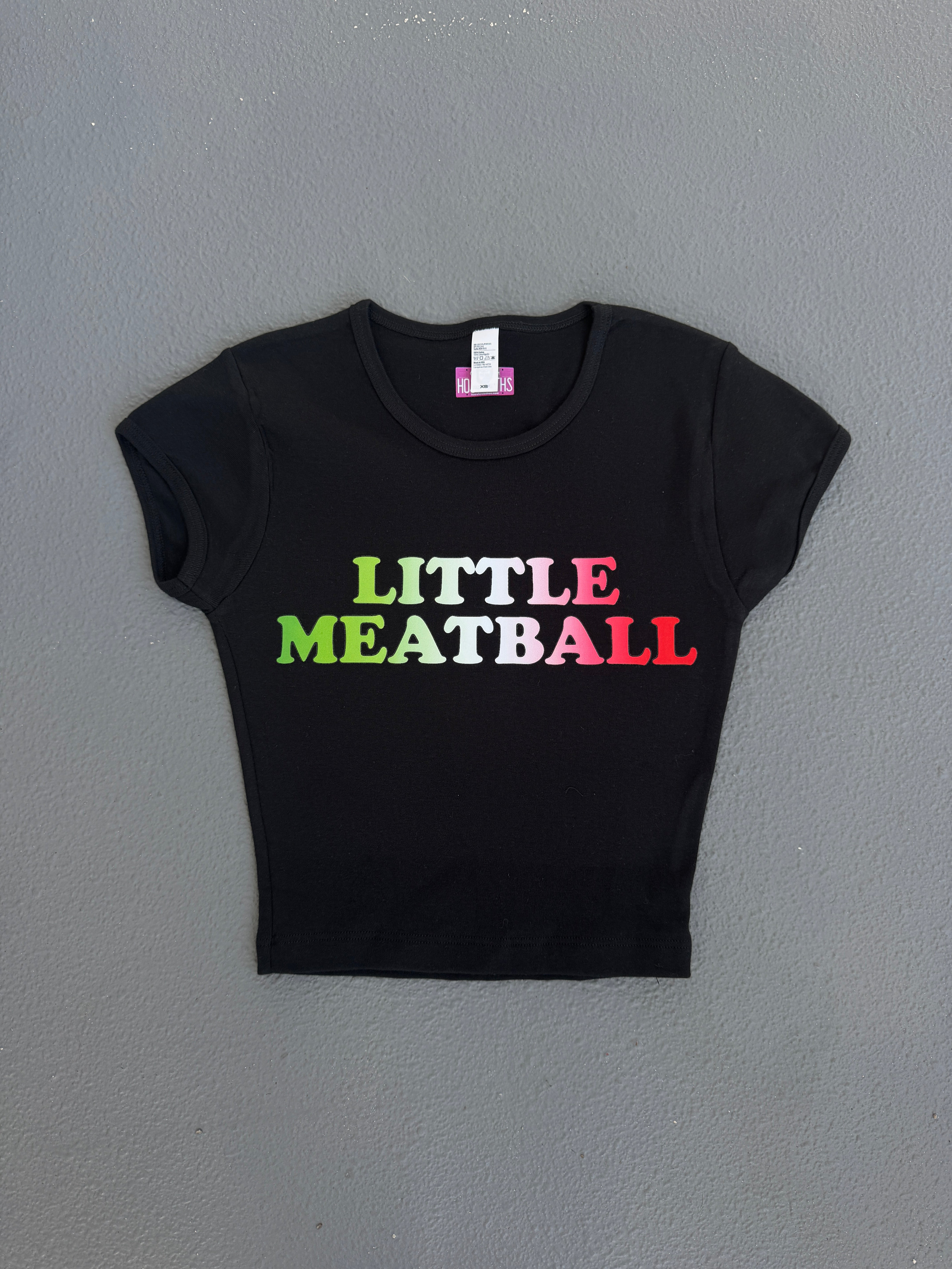 LITTLE MEATBALL Crop Top