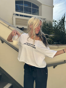 dance with the angels chopped tee