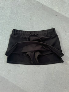 BLACK MICRO MINI SKORT (Blank)