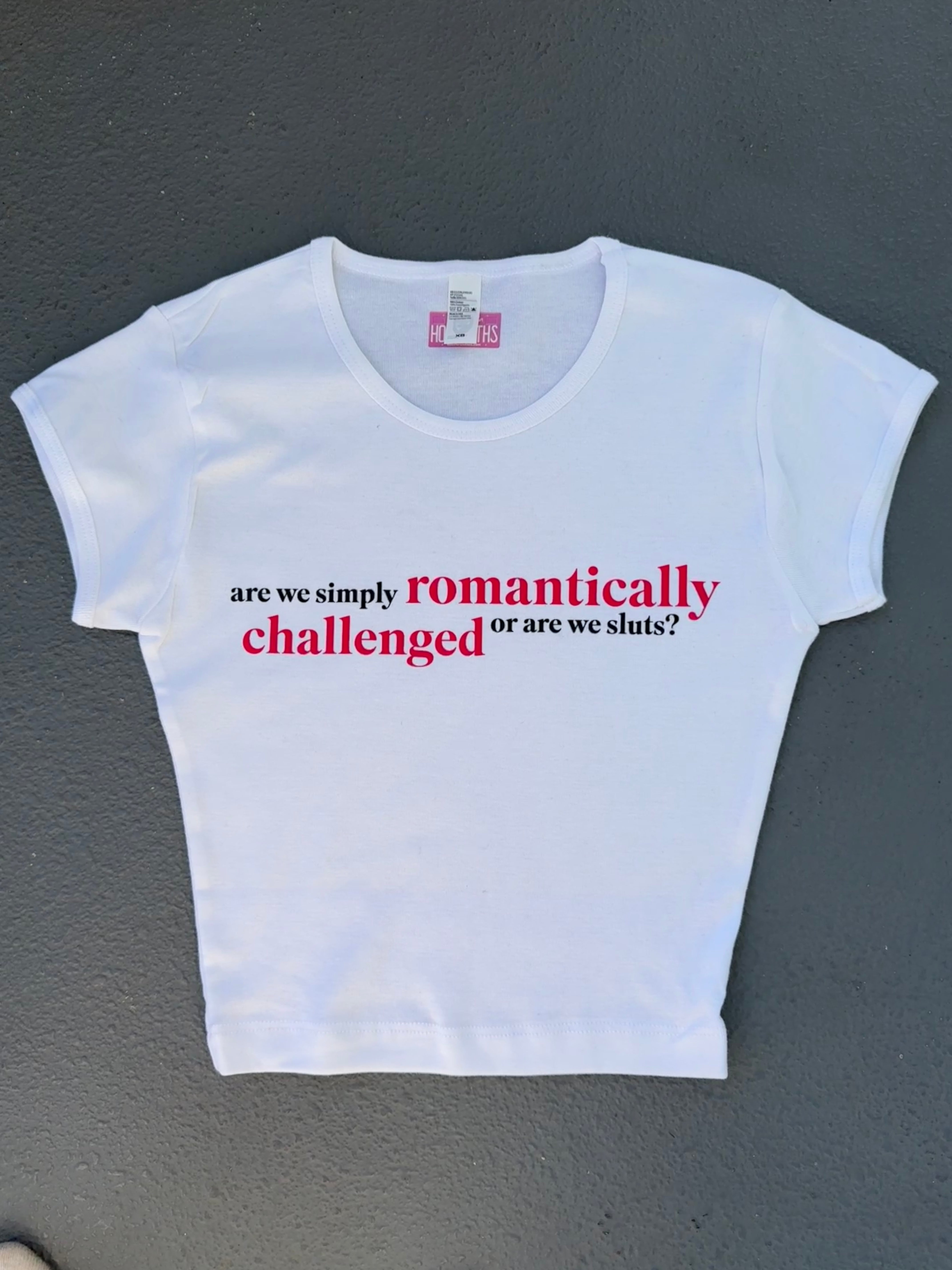 Romantically Challenged Baby Tee