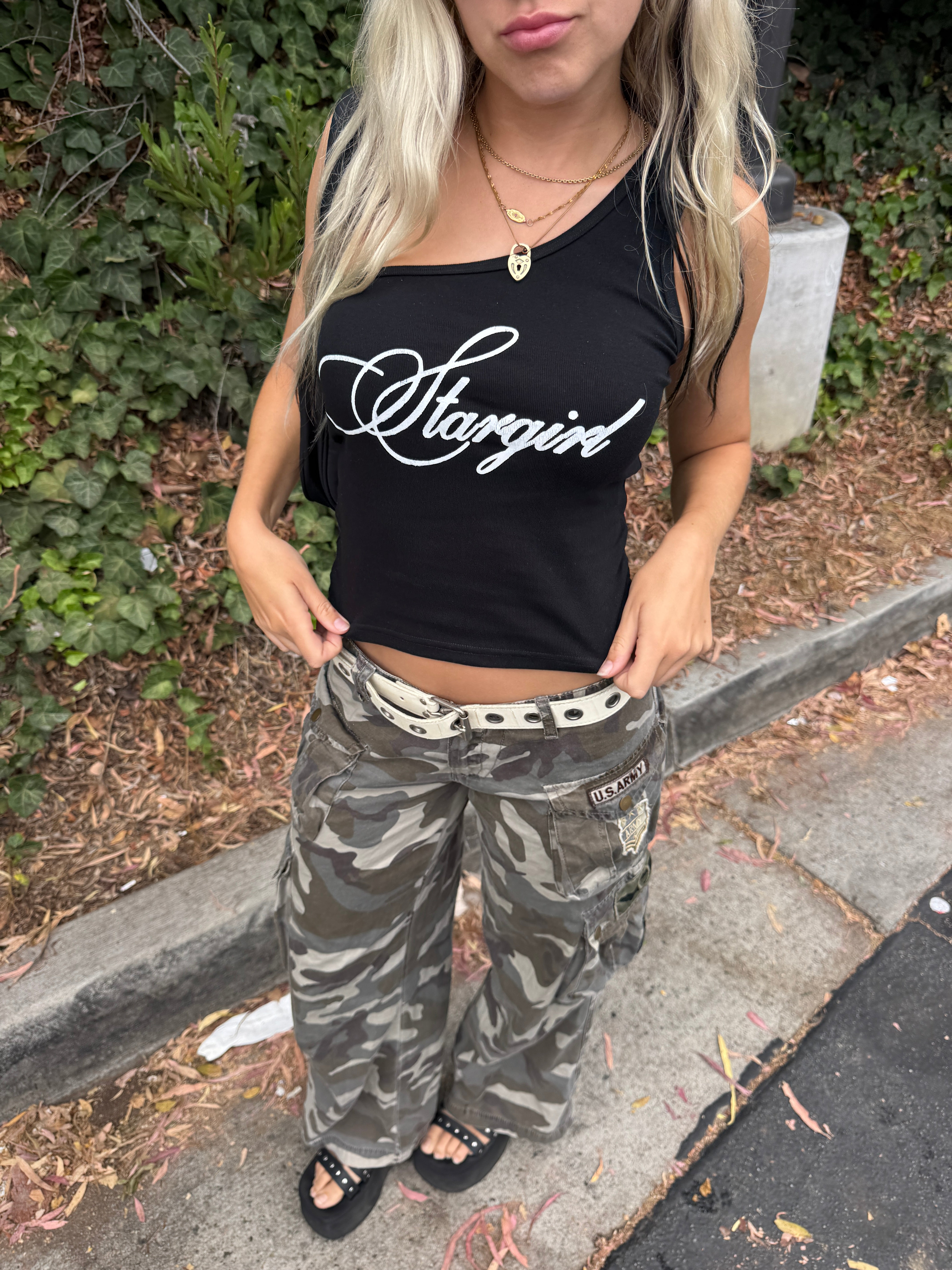 stargirl one shoulder tank