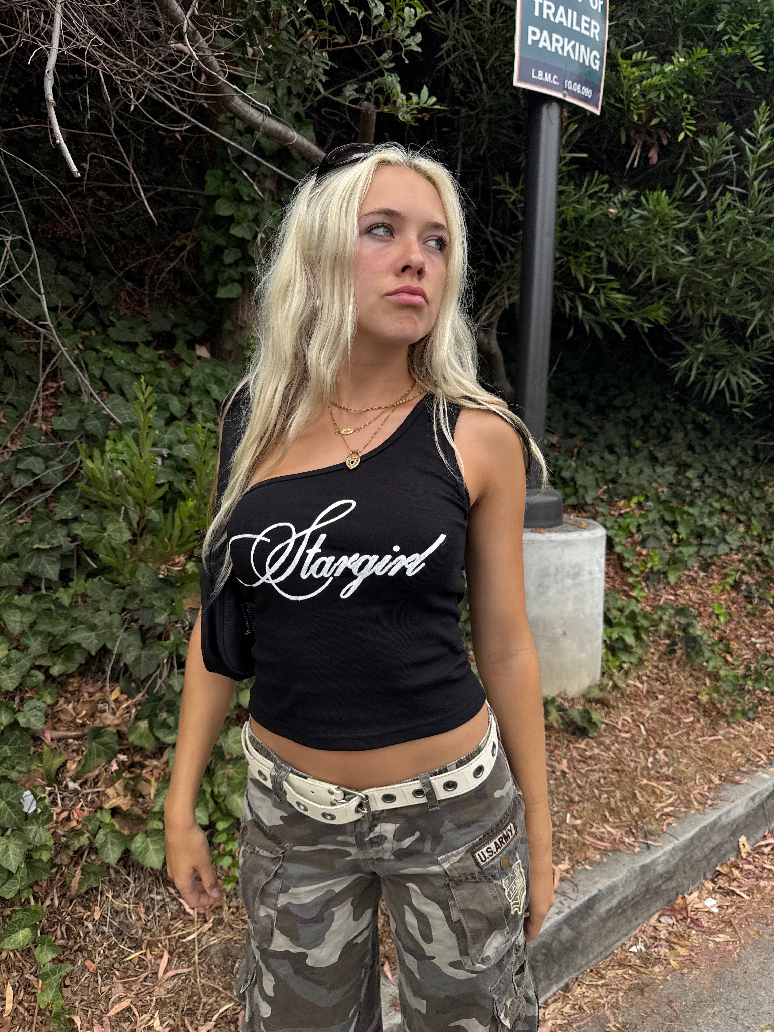 stargirl one shoulder tank