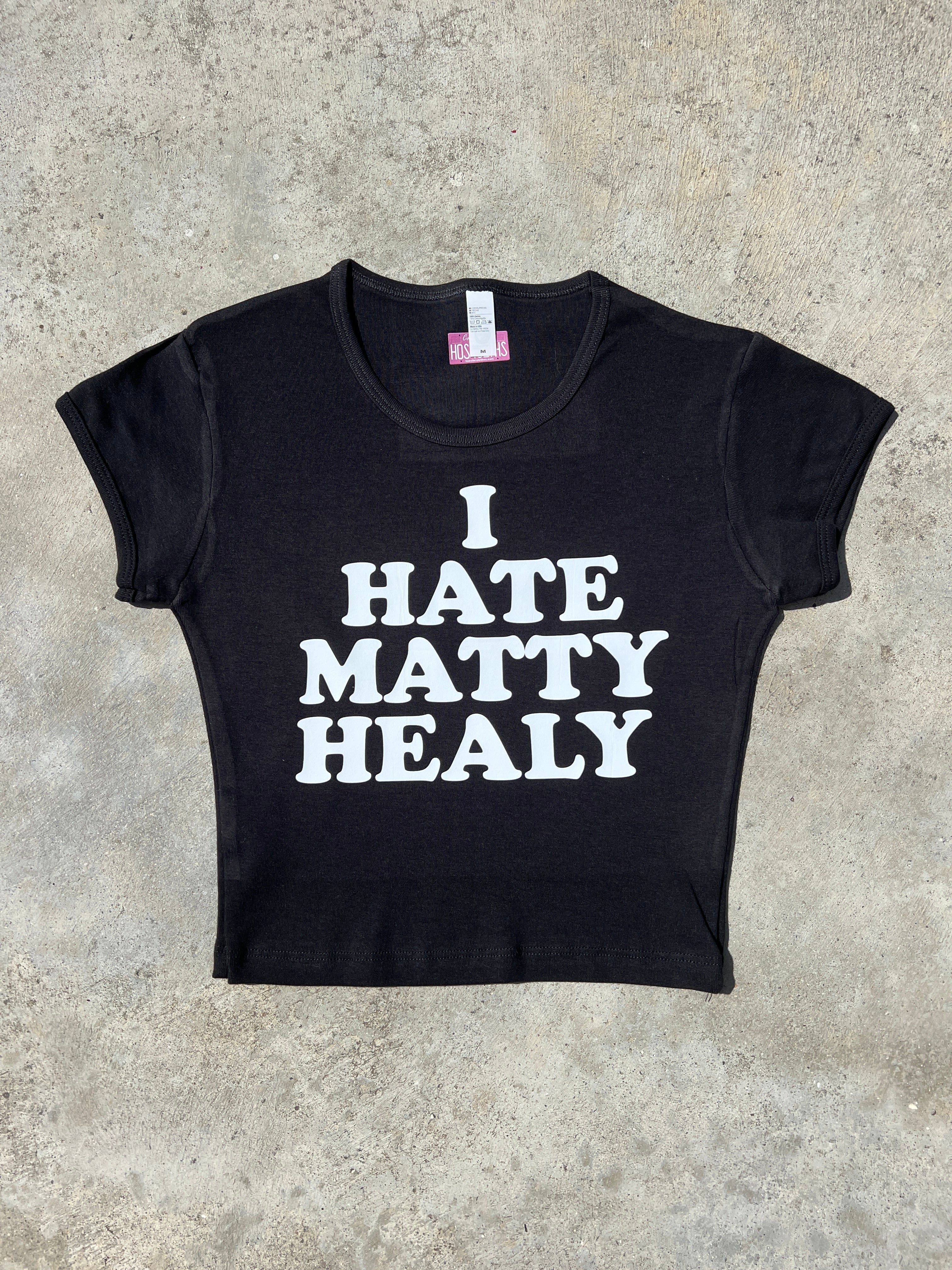 i hate matty healy baby tee