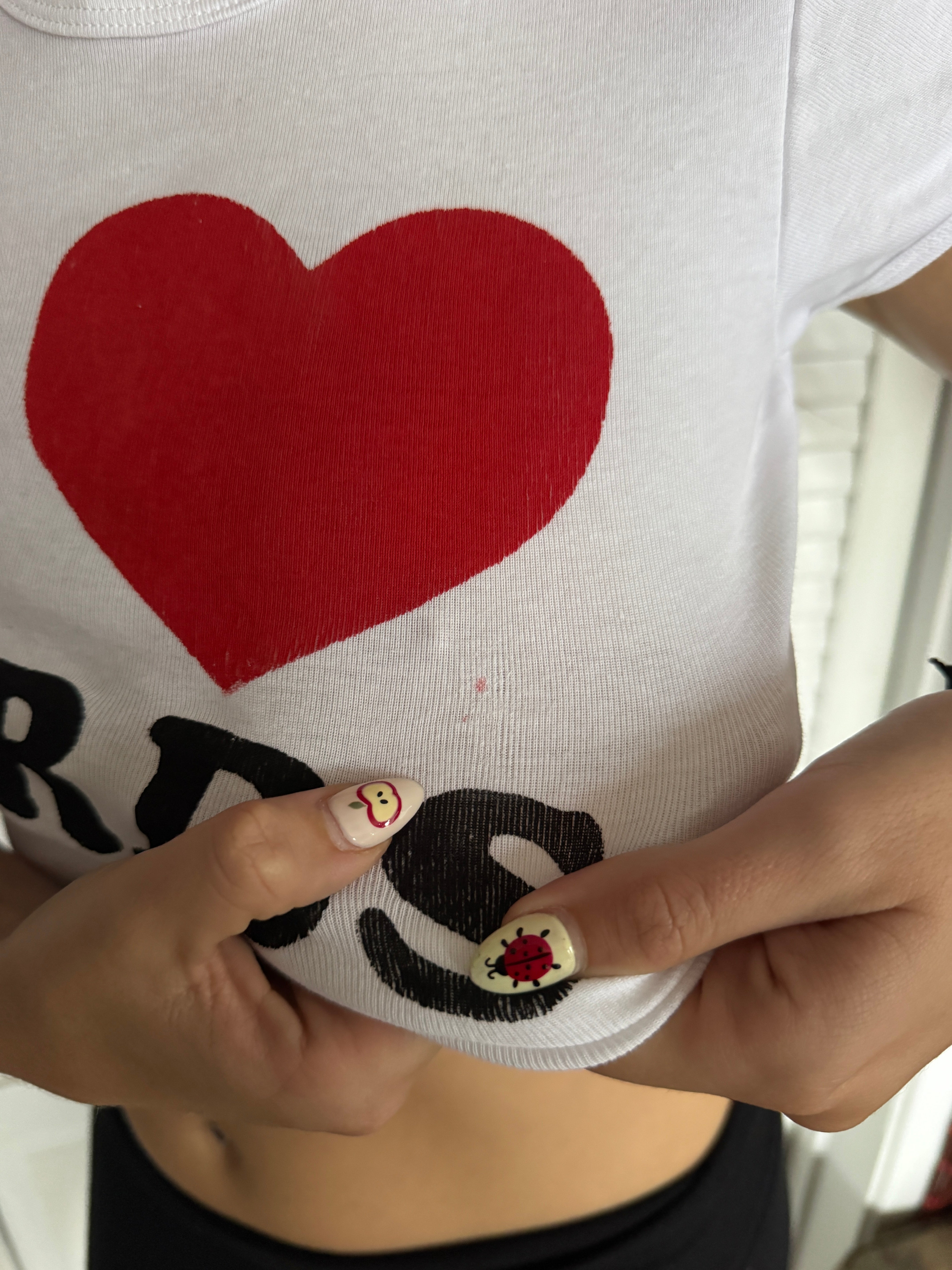 OOAK Deck My Halls Crop Tee - S