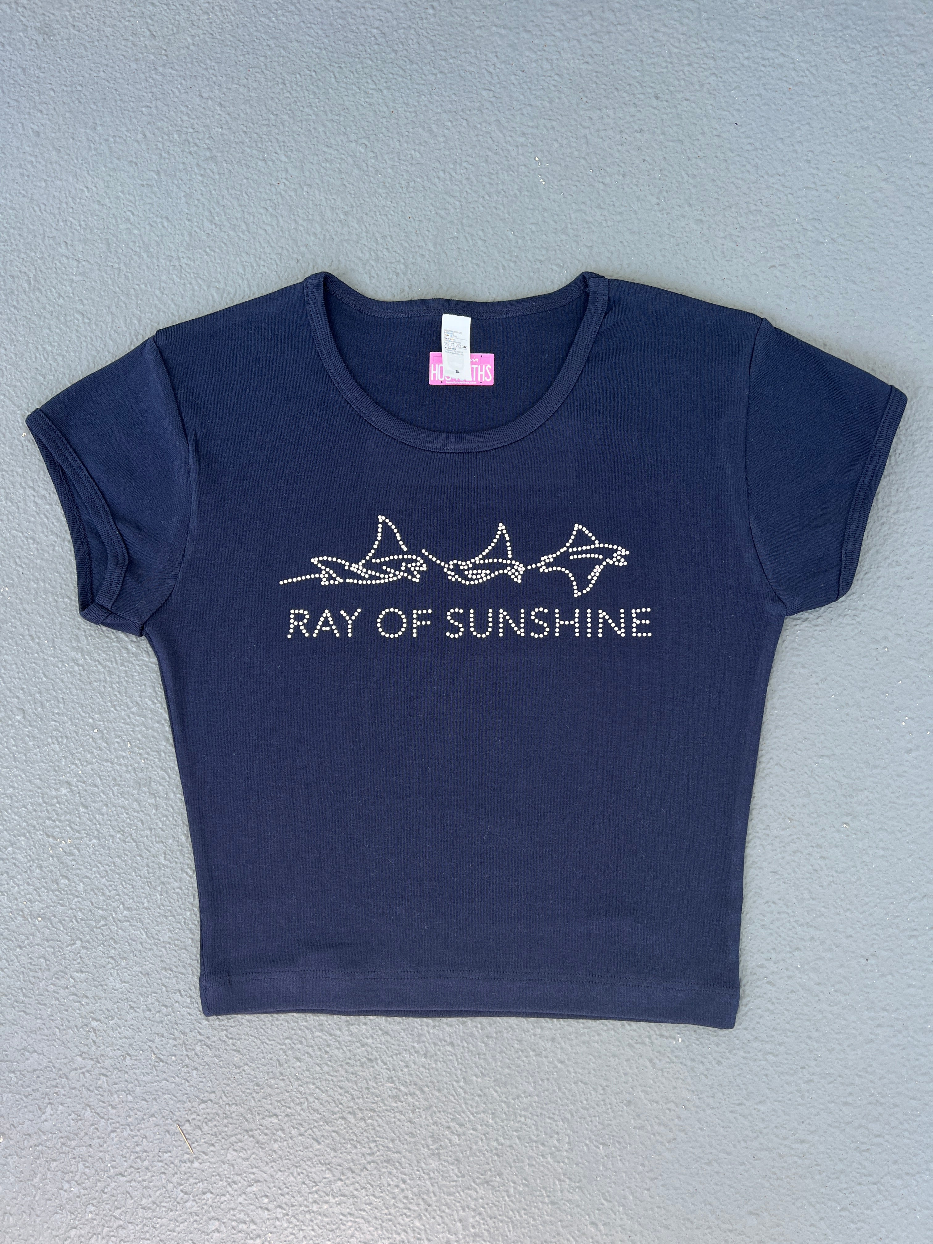 "ray of sunshine" baby tee