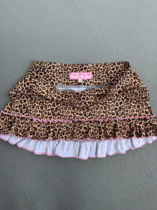 Leopard Micro Mini Skirt