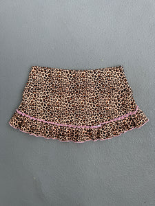 Leopard Micro Mini Skirt