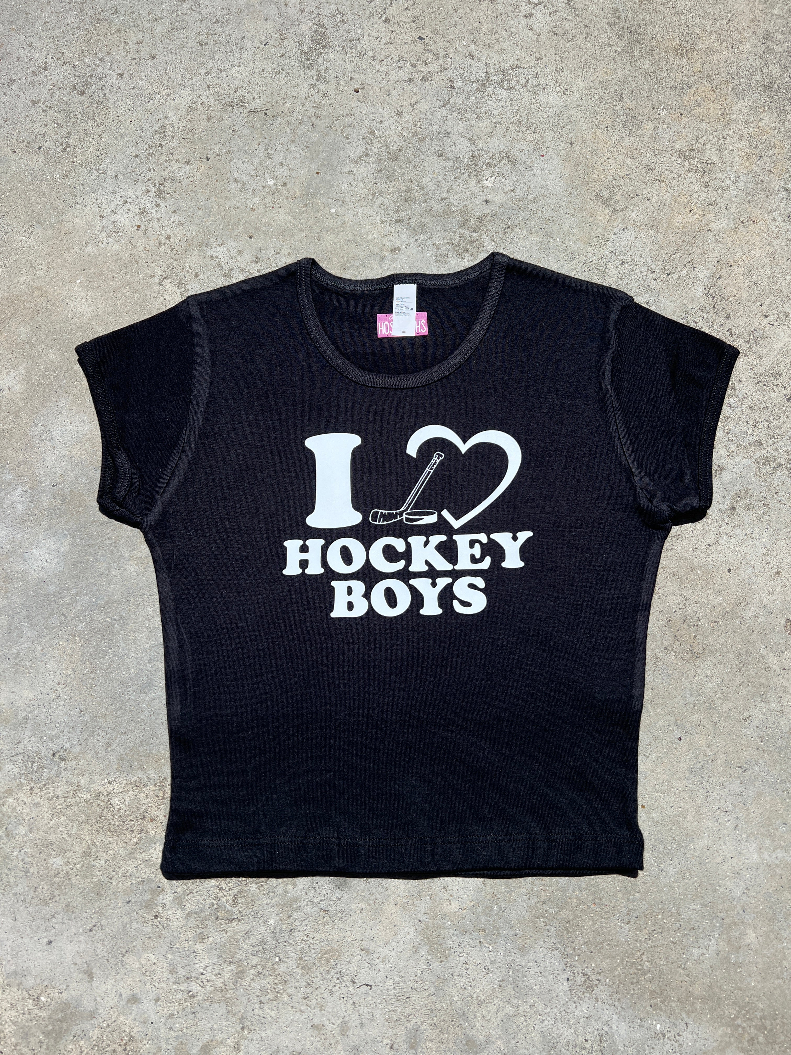 I <3 Hockey Boys Baby Tee