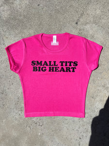 small tits big heart <3 baby tee