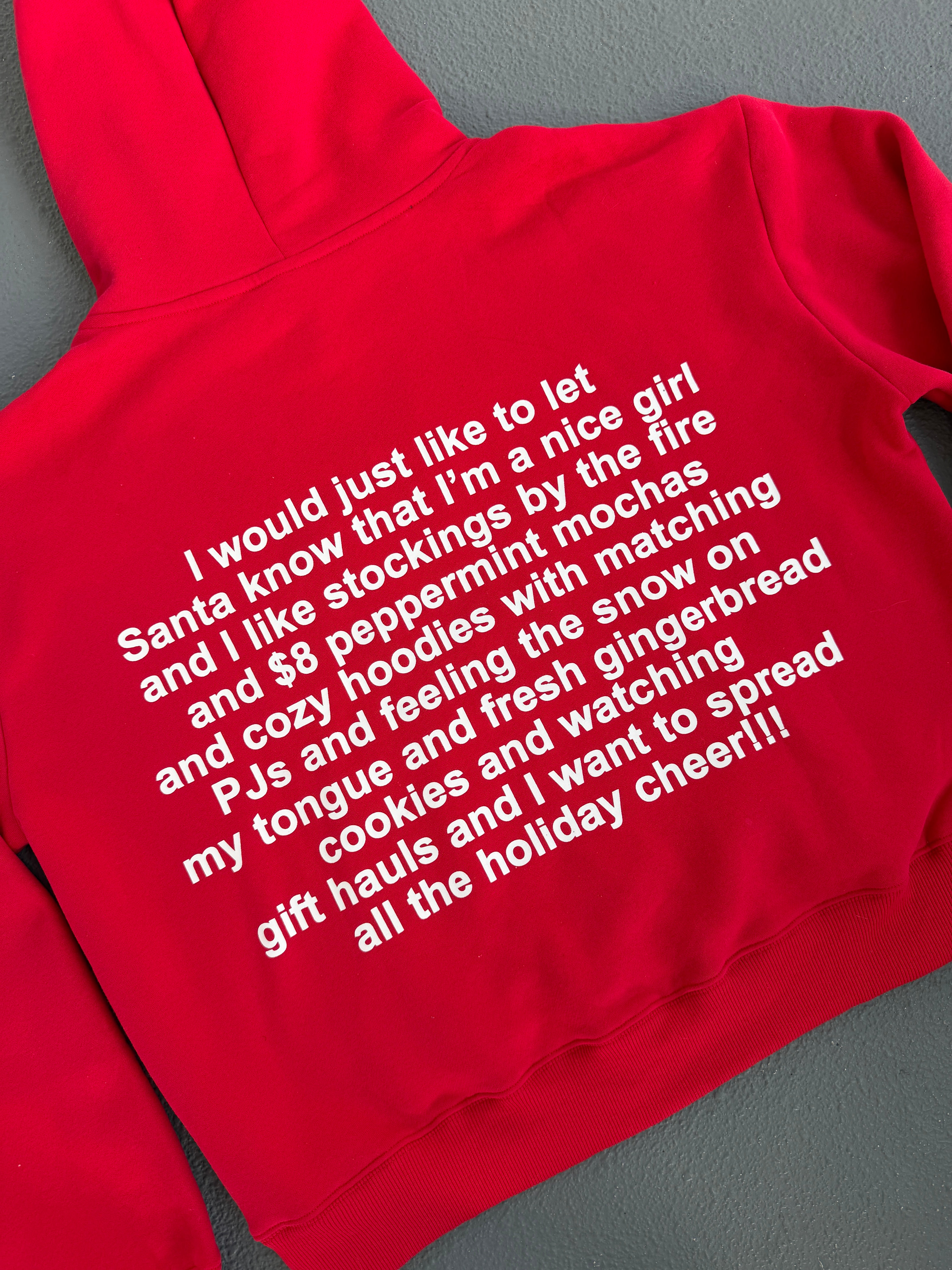 NICE GIRL XMAS hoodie