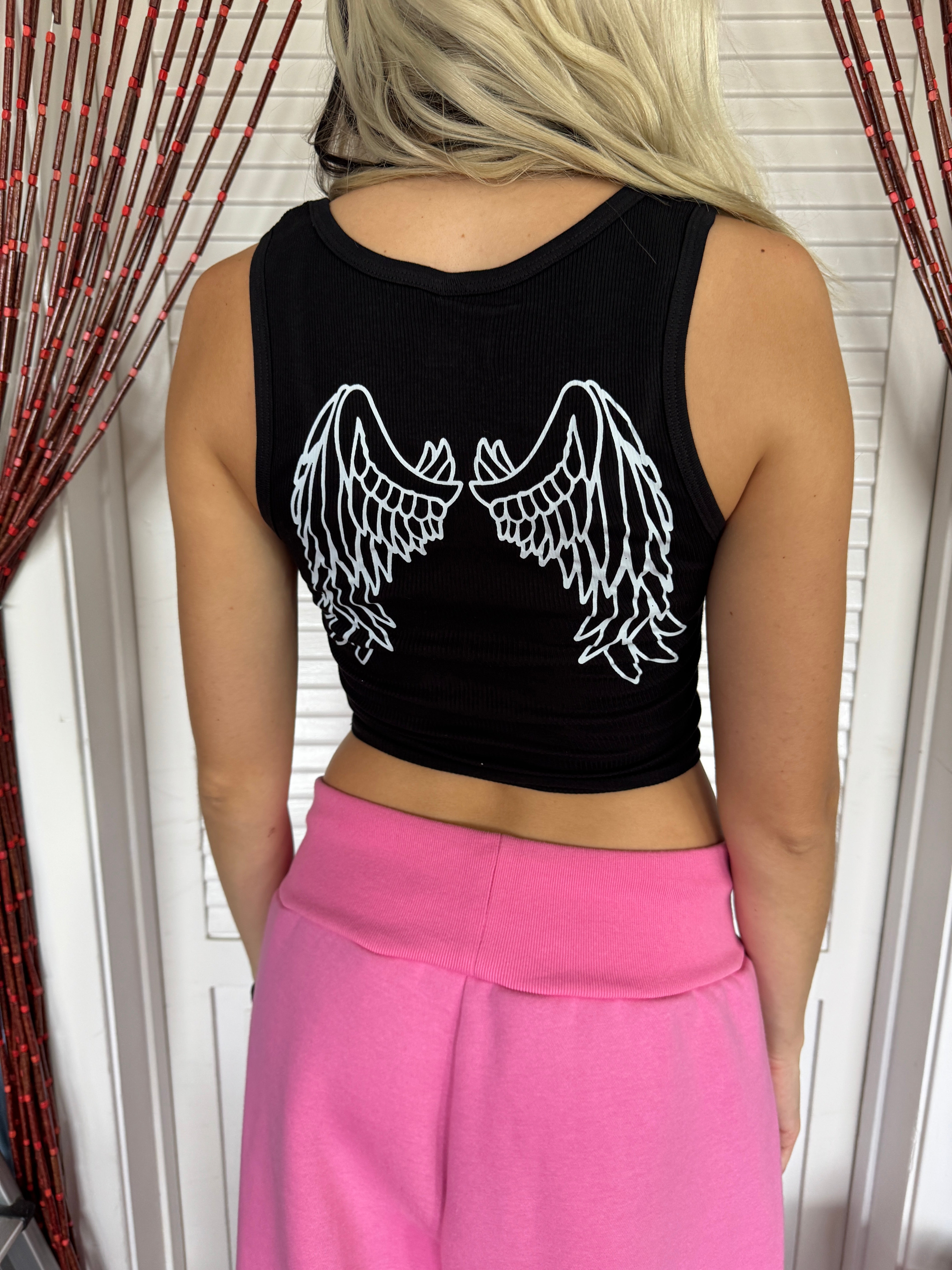 Y2K wings tank top