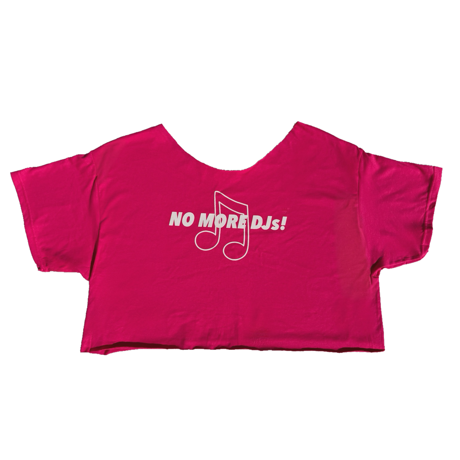 no more DJs chopped tee