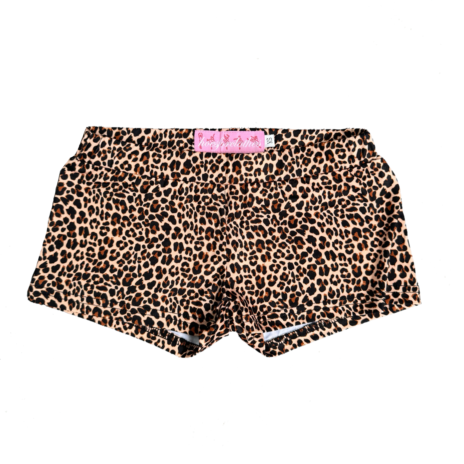 Leopard Micro Mini Shorts