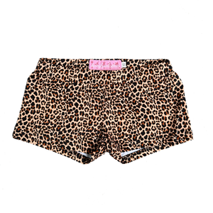 Leopard Micro Mini Shorts