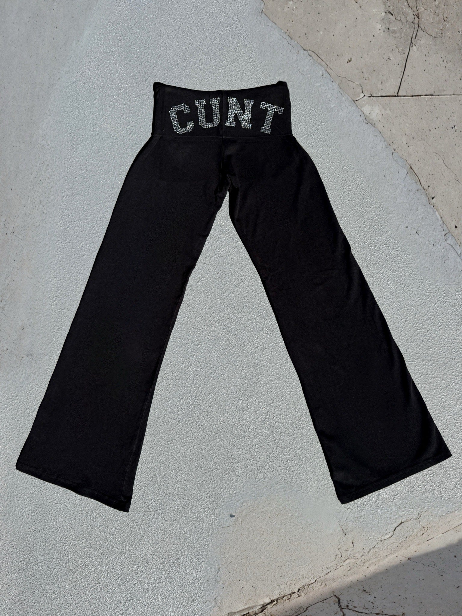 C.U.N.T. Foldover Flare Leggings
