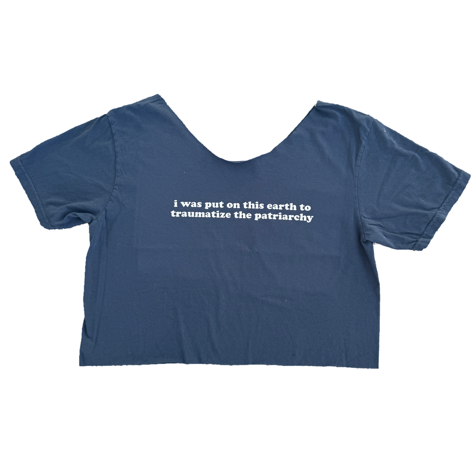 Traumatize the Patriarchy Chopped Tee