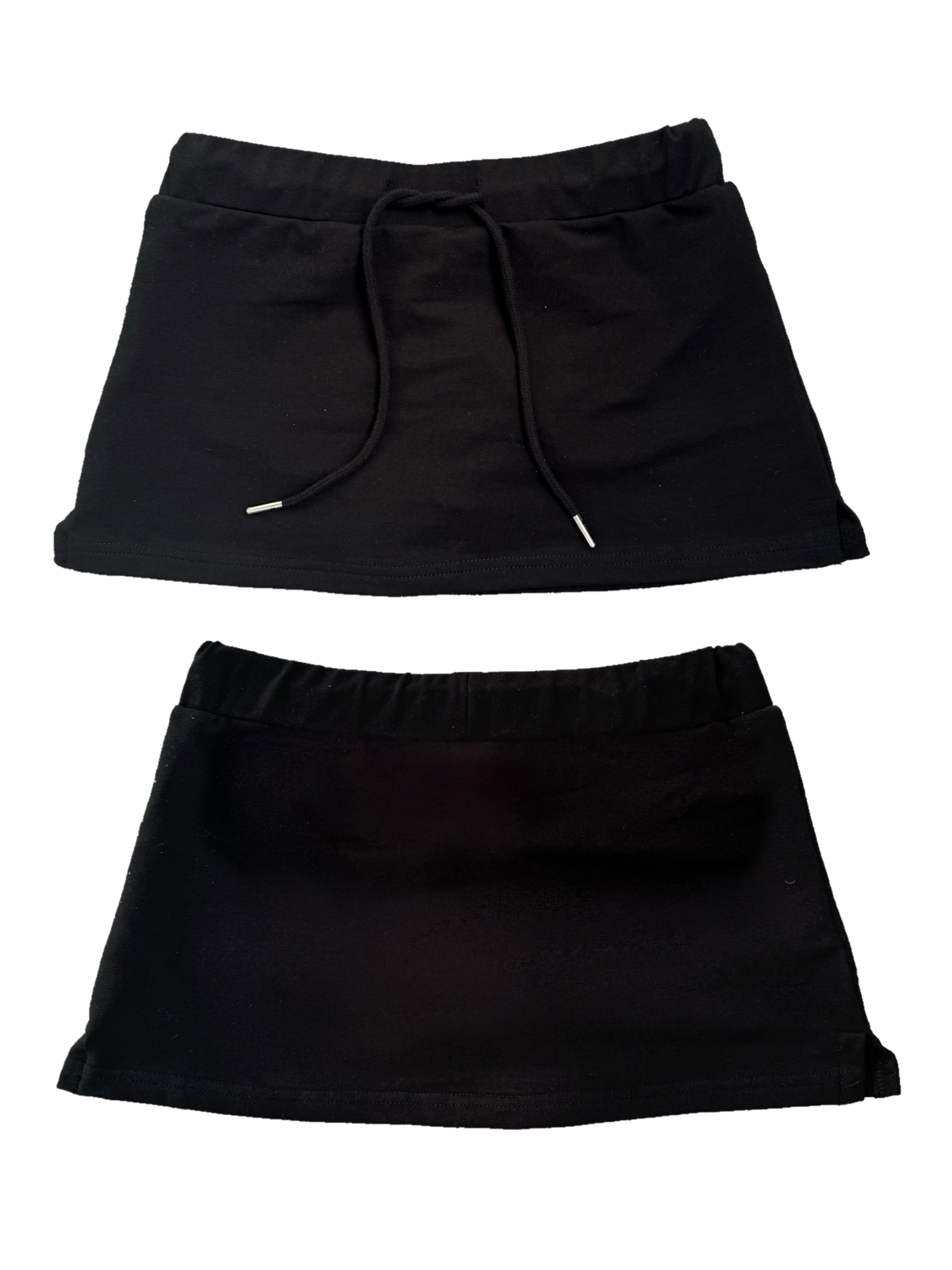 BLACK MICRO MINI SKORT (Blank)