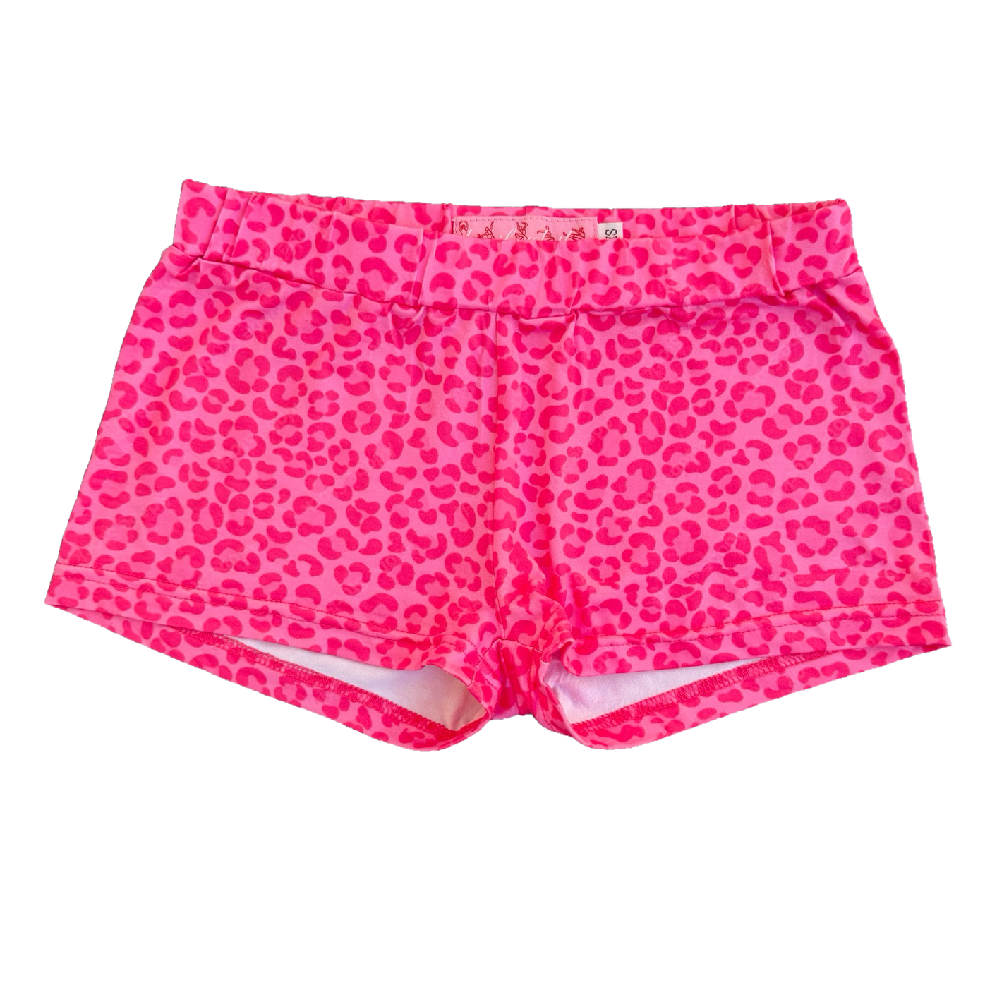 Pink Leopard Micro Mini Shorts