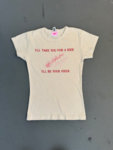 "i'll be your vixen" baby tee