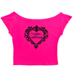 Vampire Girlfriend Off the Shoulder Tee
