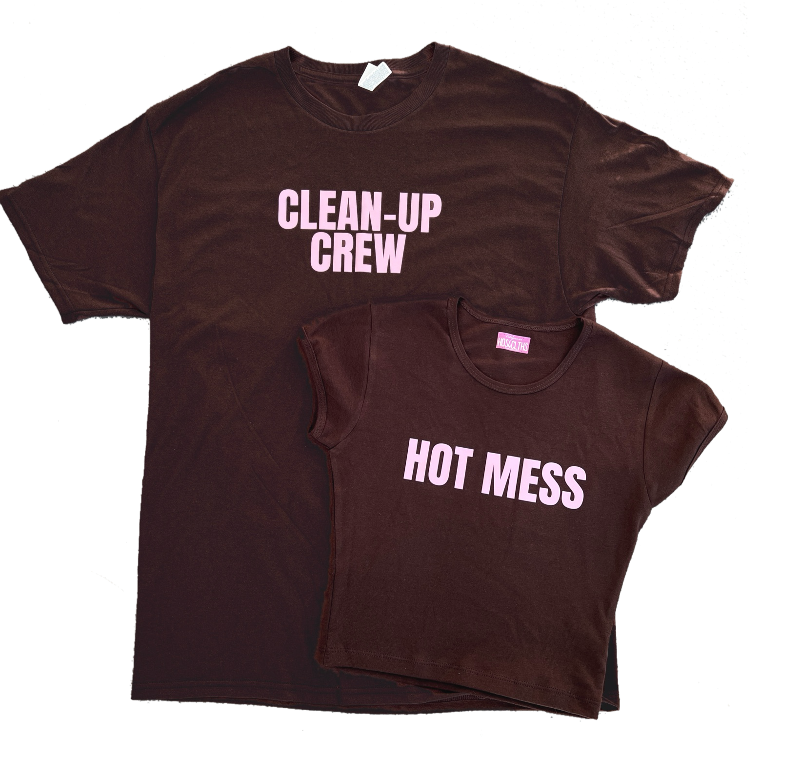 HOT MESS & CLEAN UP CREW Matching Set