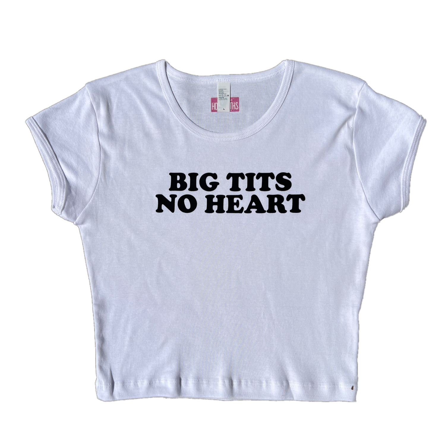 big tits no heart </3 baby tee