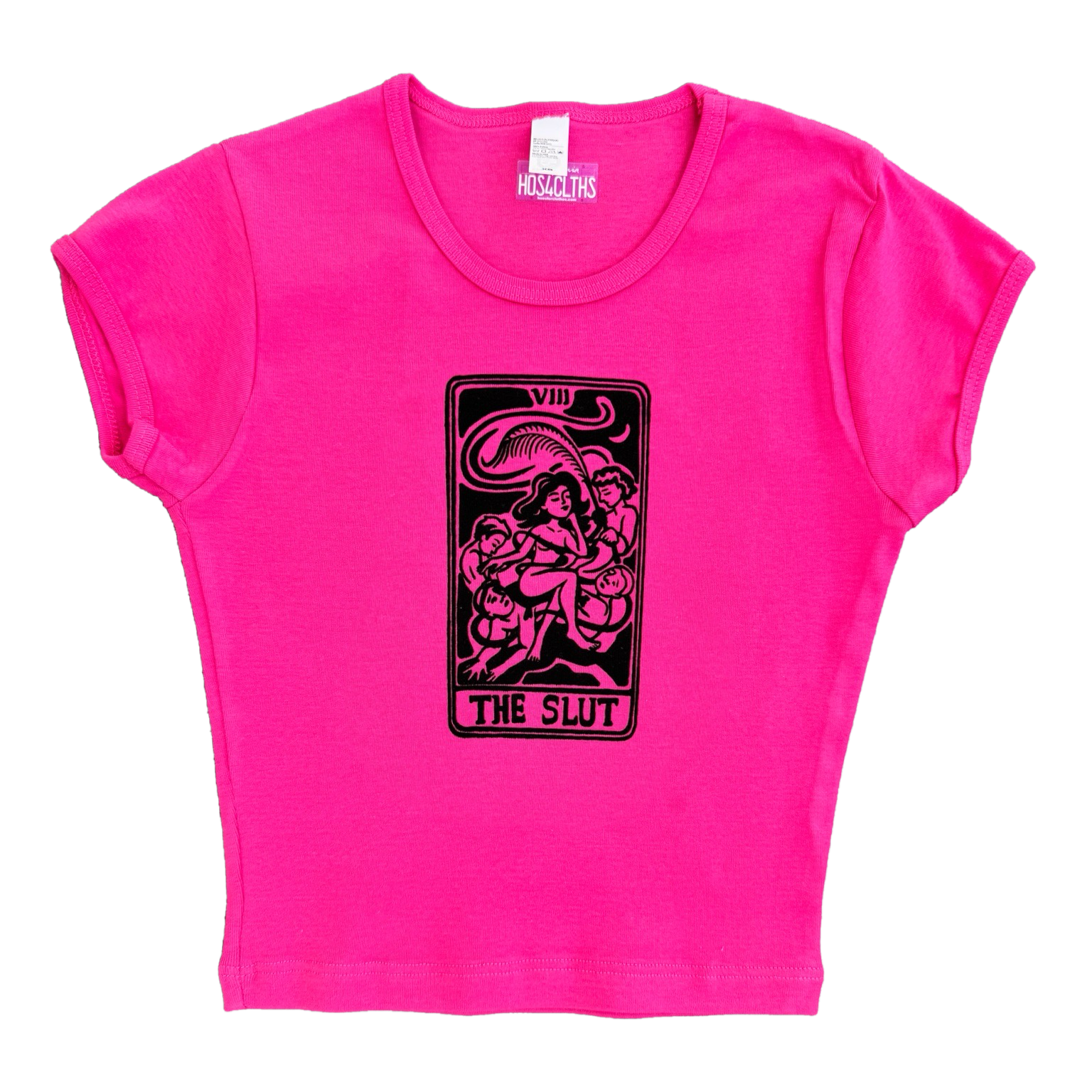 TAROT "SLUT" Crop Tee