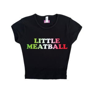 LITTLE MEATBALL Crop Top