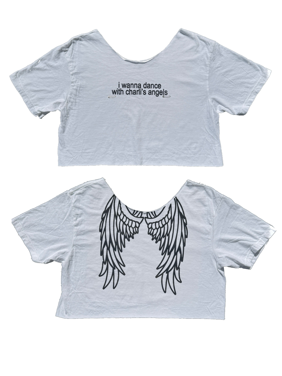 dance with the angels chopped tee